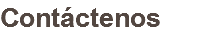 Contáctenos